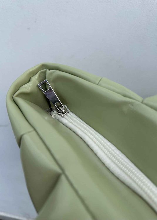 Bolso tote bag acolchado pistacho Ellora