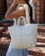 BOLSO GRANDE ACOLCHADO VAINILLA