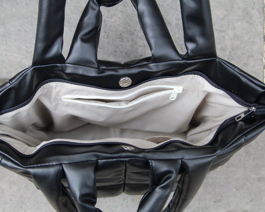 BOLSO GRANDE ACOLCHADO NEGRO