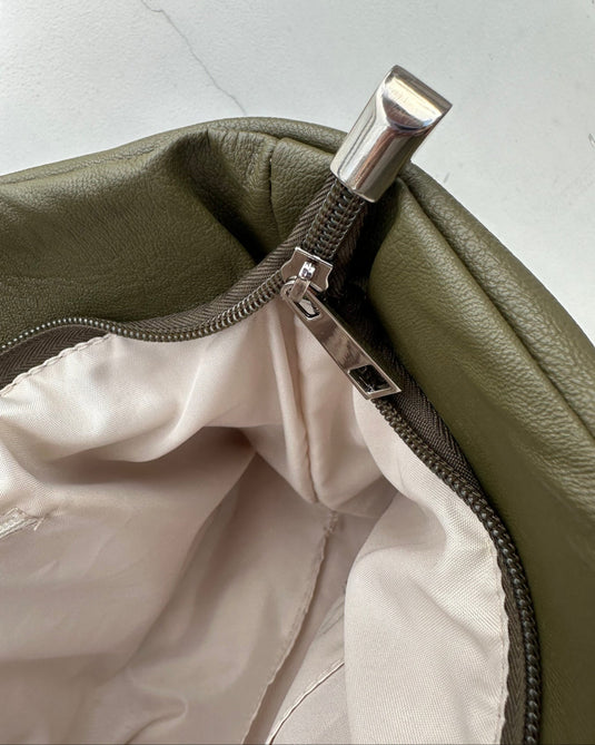 BOLSO GRANDE ACOLCHADO OLIVA