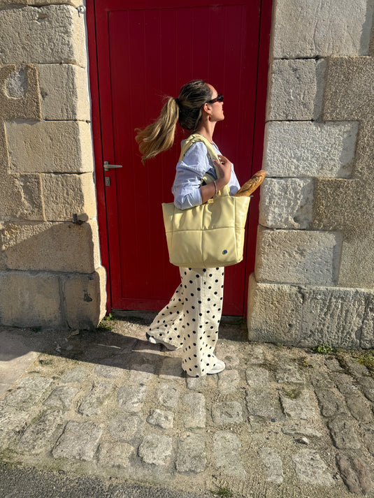 BOLSO GRANDE ACOLCHADO MANTEQUILLA
