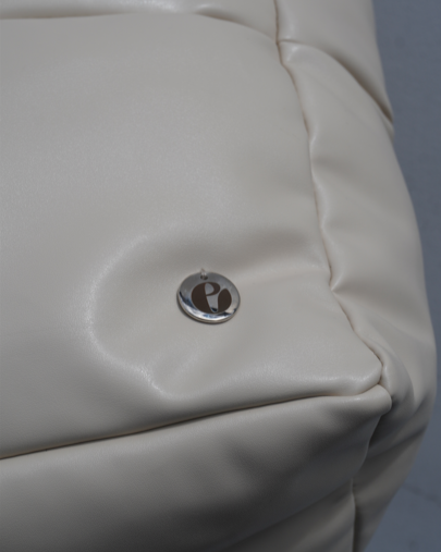 BOLSO GRANDE ACOLCHADO VAINILLA