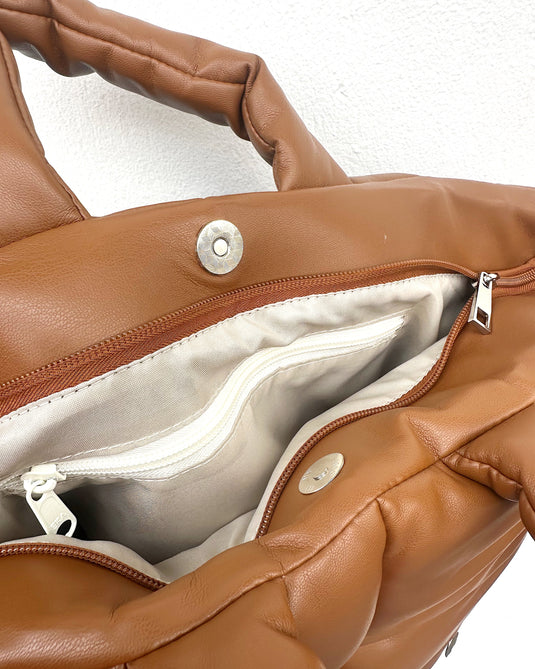 BOLSO GRANDE ACOLCHADO CAPPUCCINO