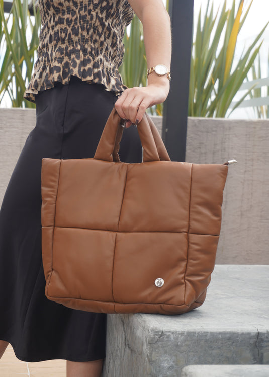 BOLSO GRANDE ACOLCHADO CAPPUCCINO