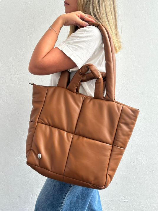 BOLSO GRANDE ACOLCHADO CAPPUCCINO